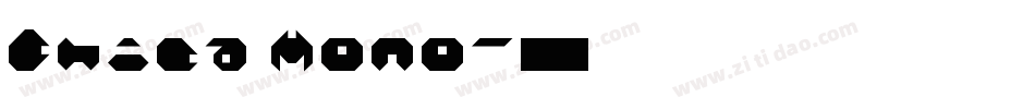Chica Mono字体转换